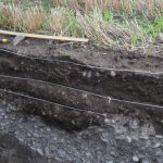 Soil profile at Ireland soil conference