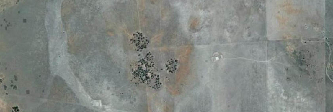 Aerial Image showing bare soil